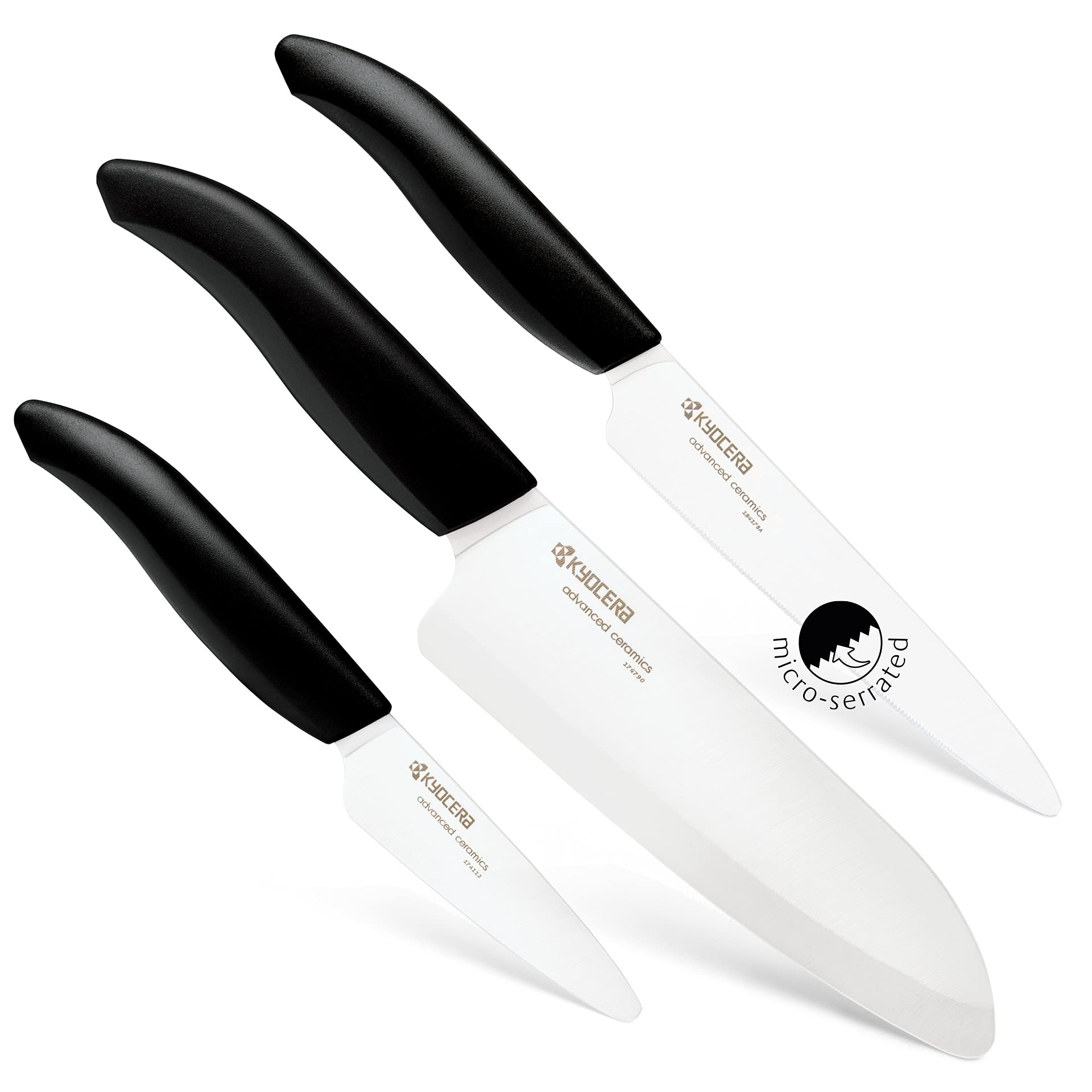 Kyocera Advanced Ceramic Revolution 3-Piece Ceramic Knife Set (Amazon)